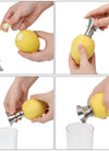 Hand Juicer Pourer Screw Stainless Steel For Lemon Orange Limes Citrus Manually Lemon Squeezer Juice Squeeze Fruit Tool