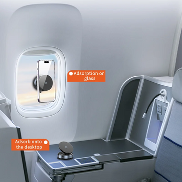 Magnetic Car Mount Mobile Phone Holder Vacuum Adsorption 360° Rotation Super Strong Suction Bracket for Iphone12-16 Smartphone