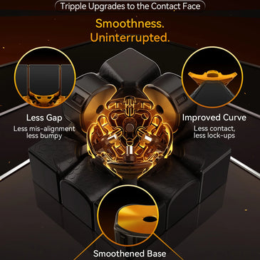 GAN15 MagLev UV 3x3 Magnetic Speed Cube – Professional Stickerless Puzzle Toy