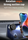 Magnetic Car Mount Mobile Phone Holder Vacuum Adsorption 360° Rotation Super Strong Suction Bracket for Iphone12-16 Smartphone