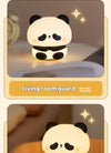 Panda LED Night Light Cute Silicone Night Light USB Rechargeable Touch Night Lamp Bedroom Timing Lamp Decoration Children's Gift