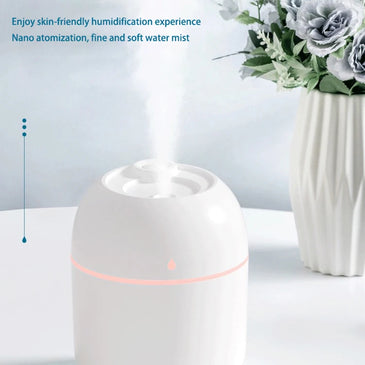 Portable Water Drop Humidifier USB Desktop Indoor Air Atomization Humidifier Household Mute Large Spray Humidifier