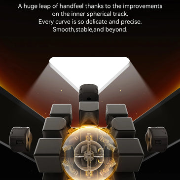 GAN15 MagLev UV 3x3 Magnetic Speed Cube – Professional Stickerless Puzzle Toy