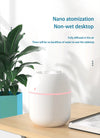 Portable Water Drop Humidifier USB Desktop Indoor Air Atomization Humidifier Household Mute Large Spray Humidifier