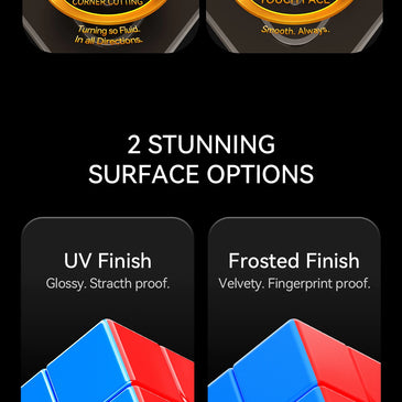 GAN15 MagLev UV 3x3 Magnetic Speed Cube – Professional Stickerless Puzzle Toy