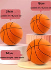 Silent Basketball Quiet No Noise High Density Soft PU Foam Squeezable Ball Indoor Mute Bouncing Basketball Children Sports Toys