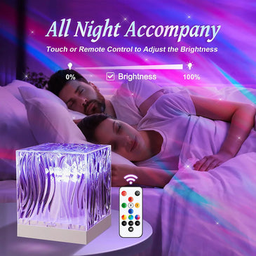 New Northern Light Starry Sky Projector Lamp Ocean Projector Lamp Bar Party Atmosphere Light Decoration Night Light Holiday Gift