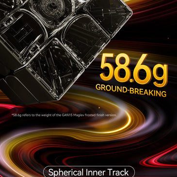 GAN15 MagLev UV 3x3 Magnetic Speed Cube – Professional Stickerless Puzzle Toy