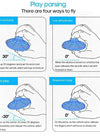 Flying Helicopter Spinner Fingertip Upgrade Magic Flight Gyro Fly orb Hover Ball Mini Dron Aircraft Toys LED Type Toy Kids Gifts