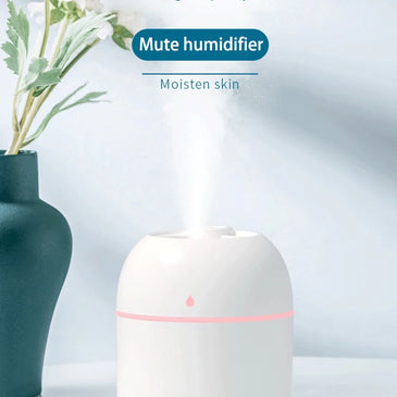 Portable Water Drop Humidifier USB Desktop Indoor Air Atomization Humidifier Household Mute Large Spray Humidifier