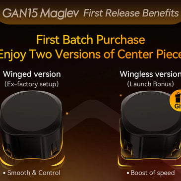 GAN15 MagLev UV 3x3 Magnetic Speed Cube – Professional Stickerless Puzzle Toy