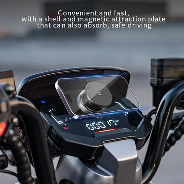 Magnetic Car Mount Mobile Phone Holder Vacuum Adsorption 360° Rotation Super Strong Suction Bracket for Iphone12-16 Smartphone