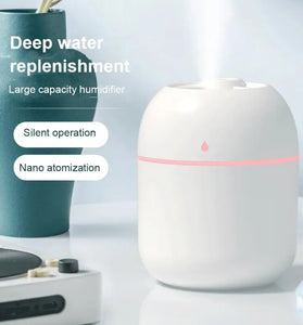 Portable Water Drop Humidifier USB Desktop Indoor Air Atomization Humidifier Household Mute Large Spray Humidifier