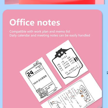 Mini Printer Portable Bluetooth Wireless Smart Label Thermal Portable Printers Stickers Paper Wireless Printers Children Gifts