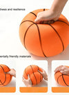 Silent Basketball Quiet No Noise High Density Soft PU Foam Squeezable Ball Indoor Mute Bouncing Basketball Children Sports Toys
