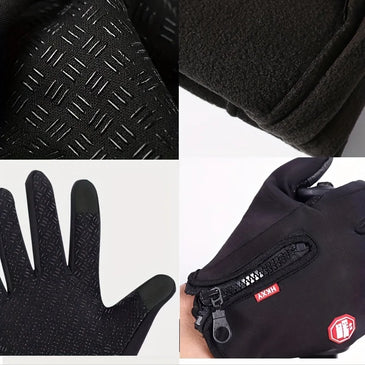Winter Gloves For Men Women Touchscreen Warm Outdoor Cycling Driving Motorcycle Cold Gloves Windproof Non Slip Gloves