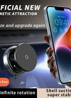 Magnetic Car Mount Mobile Phone Holder Vacuum Adsorption 360° Rotation Super Strong Suction Bracket for Iphone12-16 Smartphone