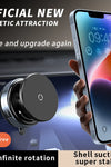 Magnetic Car Mount Mobile Phone Holder Vacuum Adsorption 360° Rotation Super Strong Suction Bracket for Iphone12-16 Smartphone