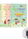 Reusable Copybook Drawing Toys for Children Montessori Pen Control Training Writing Sticker Learning Educational Toy Kids Gift