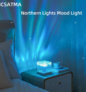 New Northern Light Starry Sky Projector Lamp Ocean Projector Lamp Bar Party Atmosphere Light Decoration Night Light Holiday Gift