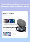 Magnetic Car Mount Mobile Phone Holder Vacuum Adsorption 360° Rotation Super Strong Suction Bracket for Iphone12-16 Smartphone