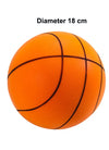 Silent Basketball Quiet No Noise High Density Soft PU Foam Squeezable Ball Indoor Mute Bouncing Basketball Children Sports Toys
