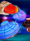 Flying Helicopter Spinner Fingertip Upgrade Magic Flight Gyro Fly orb Hover Ball Mini Dron Aircraft Toys LED Type Toy Kids Gifts