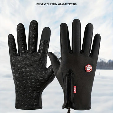 Winter Gloves For Men Women Touchscreen Warm Outdoor Cycling Driving Motorcycle Cold Gloves Windproof Non Slip Gloves
