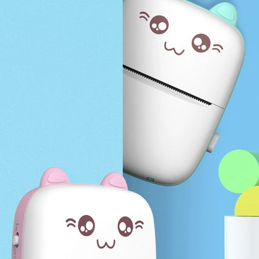 Mini Printer Portable Bluetooth Wireless Smart Label Thermal Portable Printers Stickers Paper Wireless Printers Children Gifts